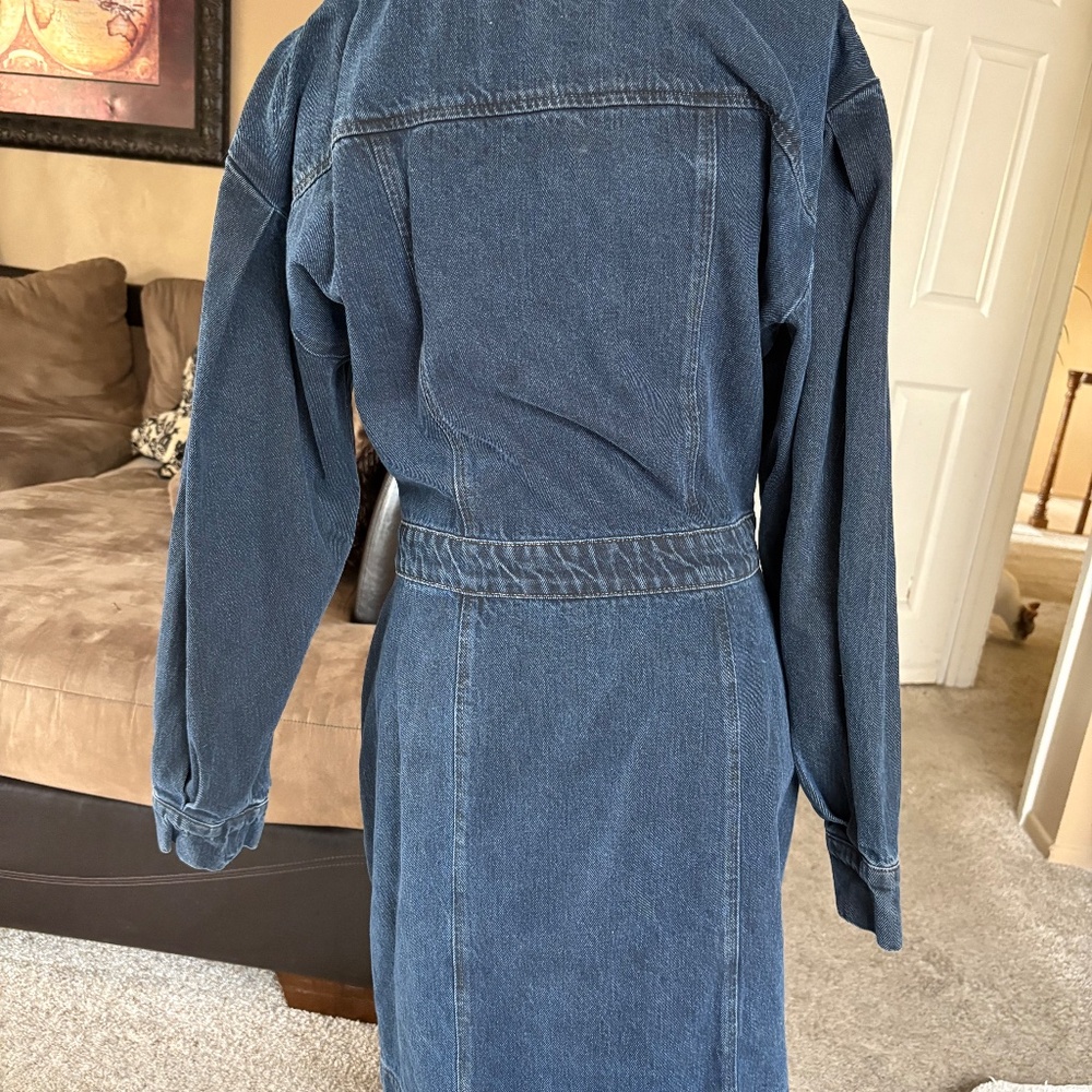 Etica denim wrap dress - Picture 6 of 7